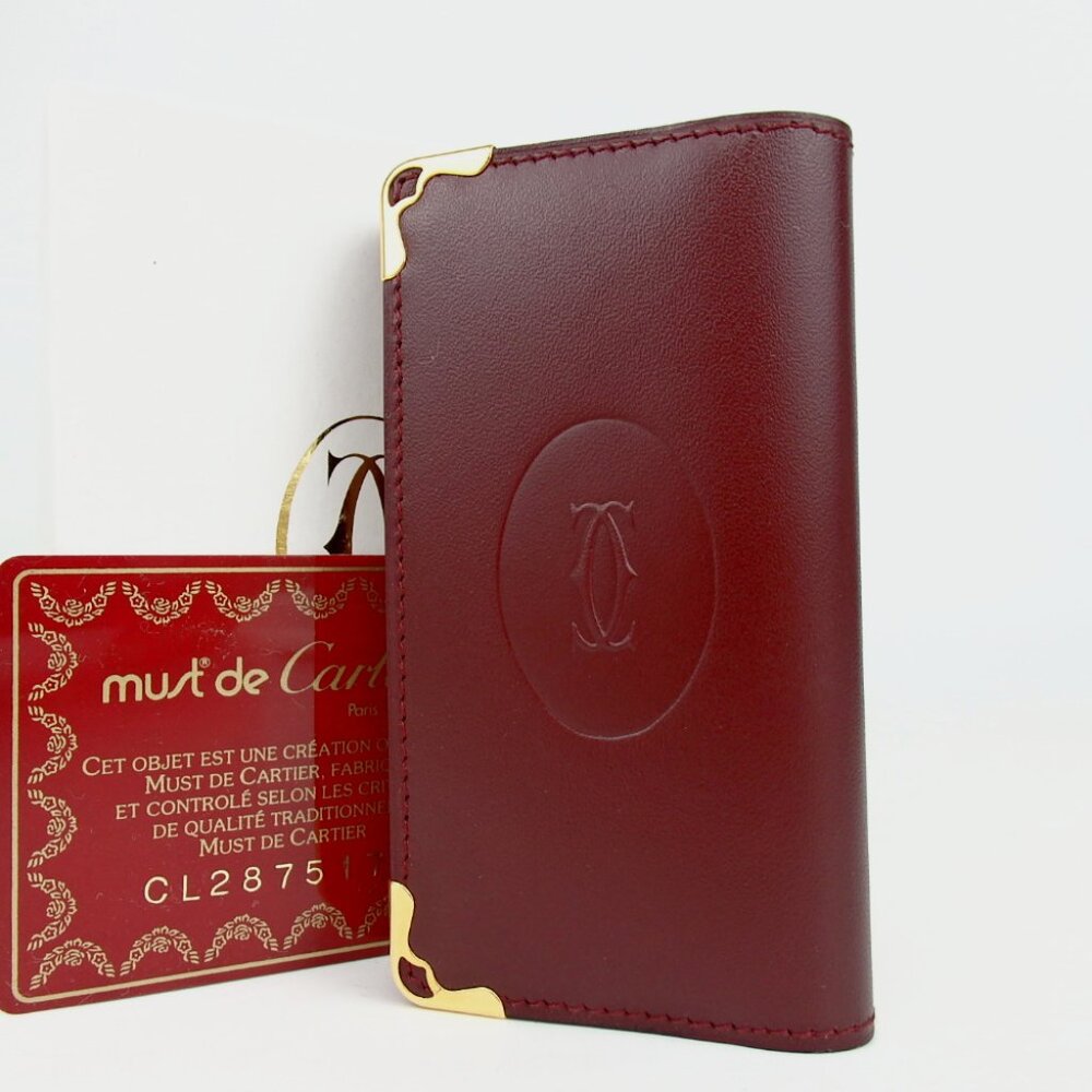 Authentic Cartier Must Line 6 Hooks Key Holder Le… - image 1